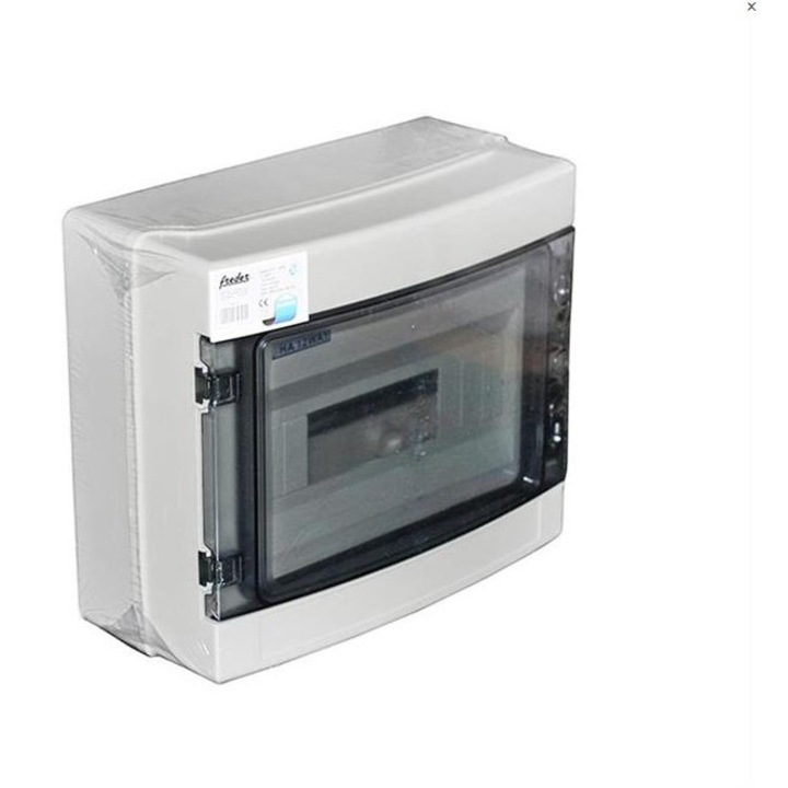 Tablouri plastic aplicat 12 module IP65 cu geam transparent fumuriu cu autoblocare 300x260x140 Freder