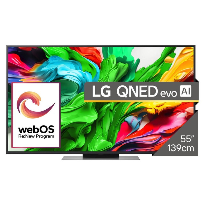 Televizor LG QNED MiniLED 139cm 55inch 55QNED86A3A Ultra HD 4K Smart TV WiFi CI+ Negru