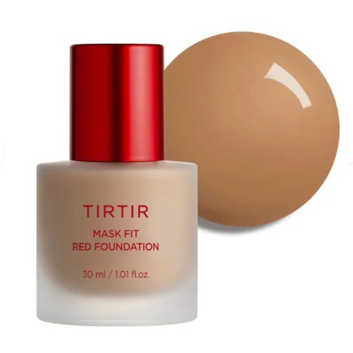 Fond de ten, Tirtir, Mask Fit Red Foundation, 30 ml, nuanță Almond, pentru ten normal