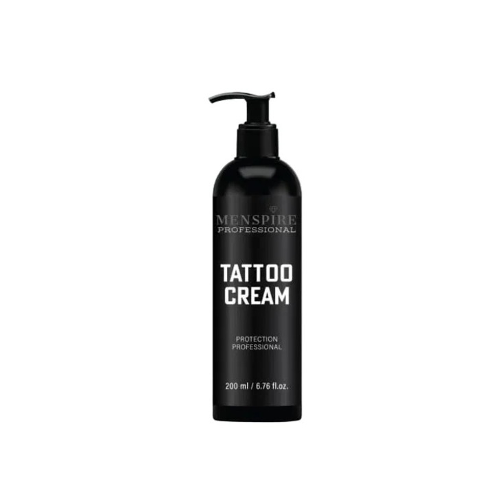 Crema pentru tatuaje MENSPIRE PROFESSIONAL, 200 ml, protecție și hidratare, pentru bărbați
