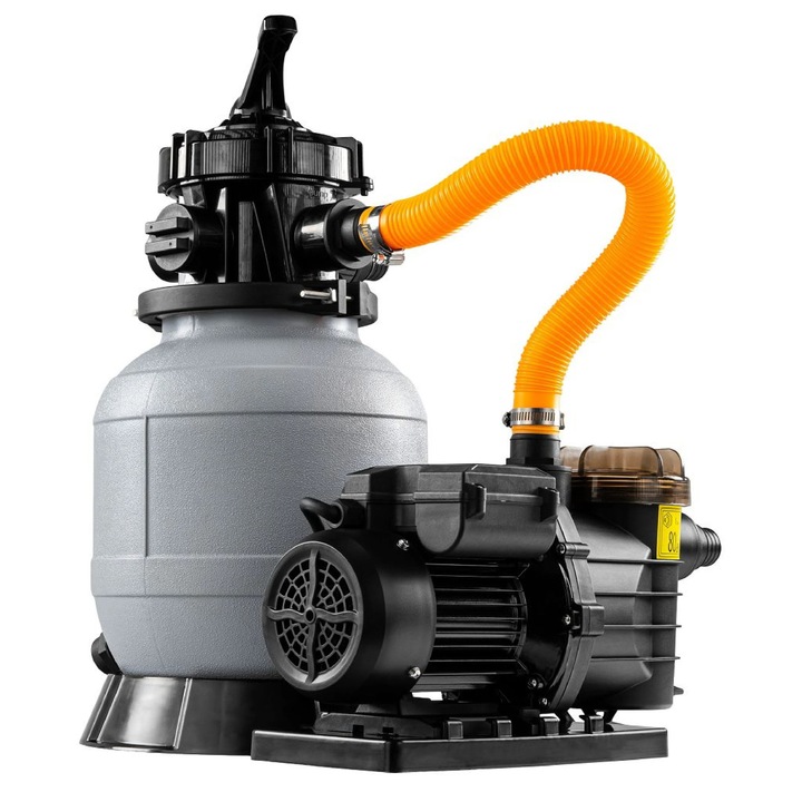 Pompa de nisip pentru piscine PM-PPDB-400JT, afisaj LCD, 10000 l / h, 400 W, Powermat PM1482