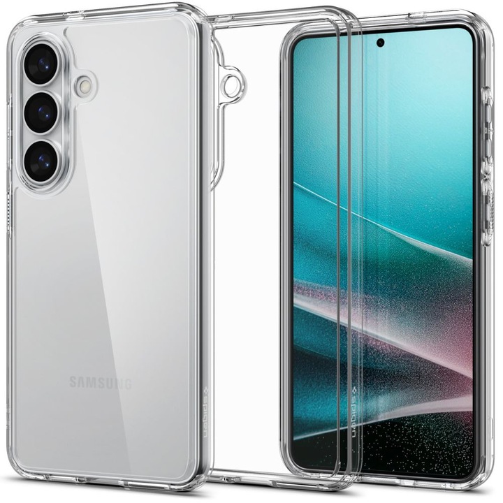 Husa pentru Samsung Galaxy S26 Plus, Spigen Ultra Hybrid, Calitate Premium, Transparent