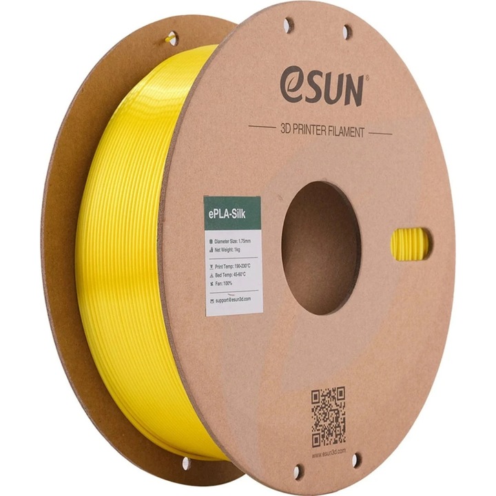 Filament eSUN PLA Silk Yellow 1, 75 mm 1 KG