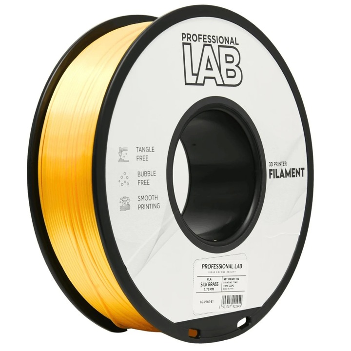 Filament Profesional LAB Silk PLA Brass 1.75 mm 1 kg