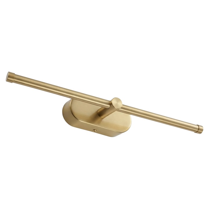 Toolight lampa de perete APP1892-1W 40 cm BRUSH GOLD, Metal, Plastic, Perie de aur, 40x7, 5x5cm