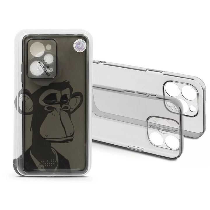 Husa fixGuard Defense360 Pro + Folie protectie pentru Samsung Galaxy A22 4G / M22 4G, negru