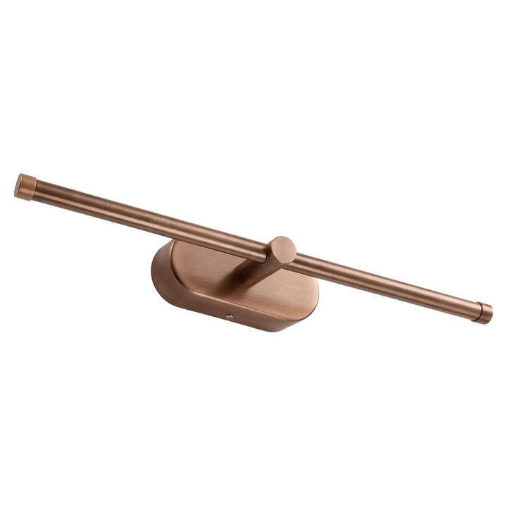 Toolight lampa de perete APP1895-1W 40 cm BRUSH COPPER, Metal, Plastic, Perie de cupru, 40x7, 5x5cm