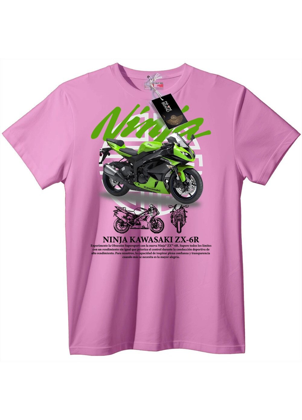 トップス rose Tricou Kawasaki Ninja ZX-6R, Roz, 7XL - eMAG.ro