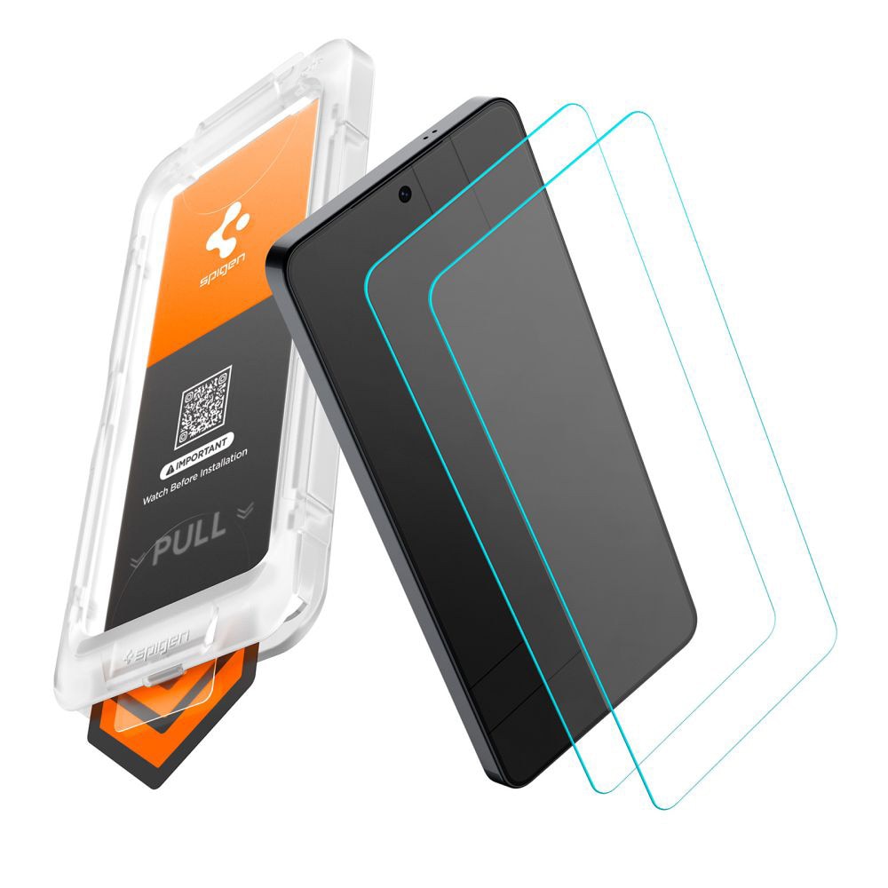Folie pentru Samsung Galaxy S26 (set 2) - Spigen Glas.tR EZ FIT Pro HD - Clear