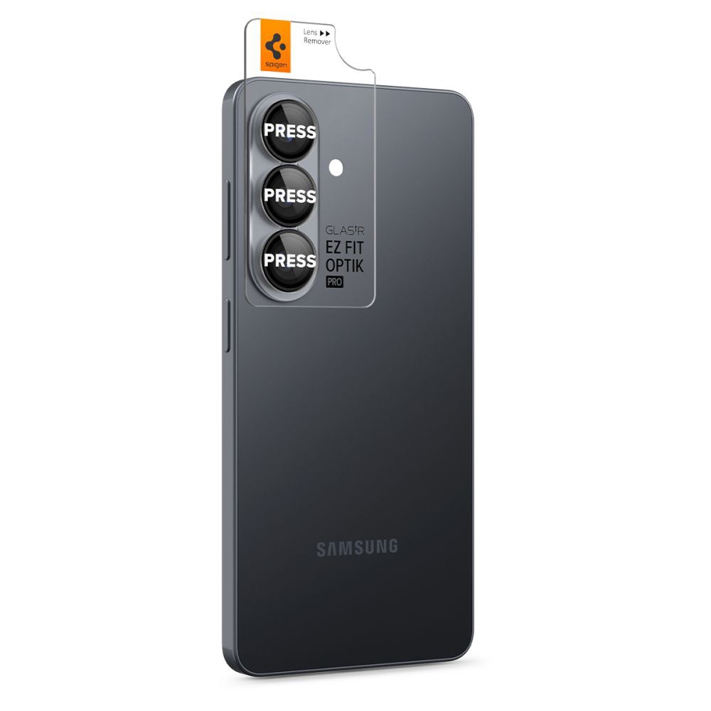 Folie Camera pentru Samsung Galaxy S26 (set 2) - Spigen Glas.tR Optik EZ Fit Pro HD - Black
