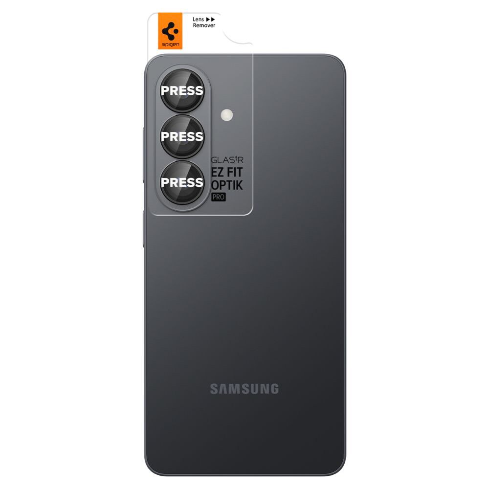 Folie Camera pentru Samsung Galaxy S26 (set 2) - Spigen Glas.tR Optik EZ Fit Pro HD - Black