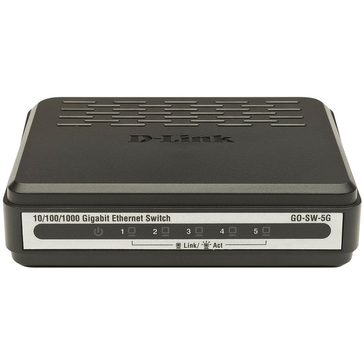 Switch biurkowy D-Link gigabit, 8 porturi