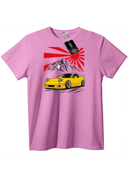 Tricou cu Mașină Galbenă și Fuji, Rose Polemic