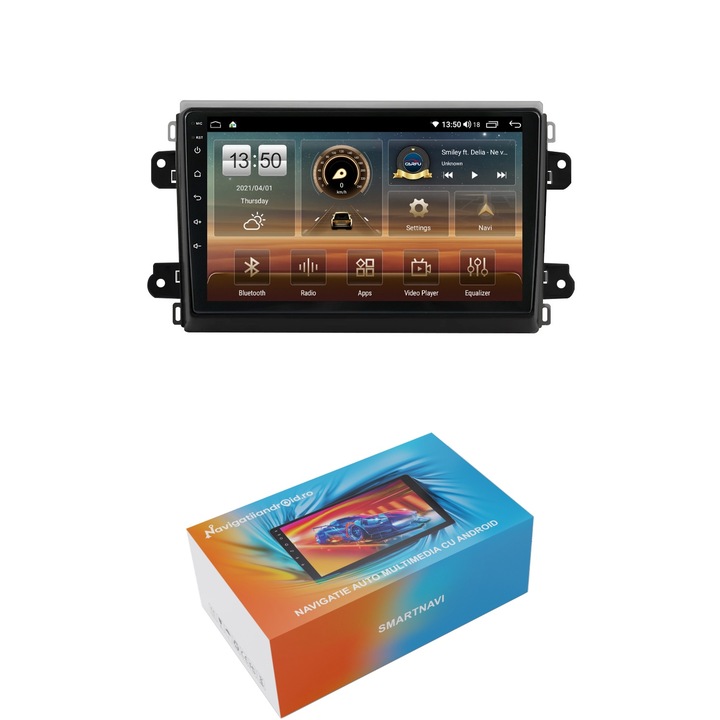 Navigatie SmartNavi cu Android Opel Movano C dupa 2022, 4GB RAM, Radio GPS Dual Zone, Display HD QLED 9", Carplay si Android Auto, Wi-Fi si slot SIM 4G, Bluetooth, MirrorLink, USB