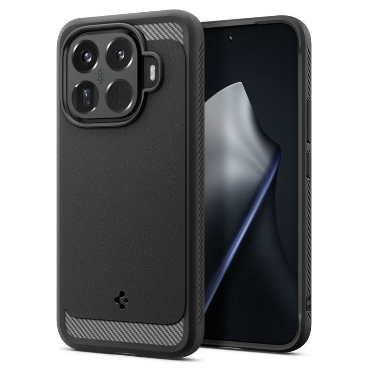 Husa pentru Xiaomi 15T Pro - Spigen Rugged Armor - Black