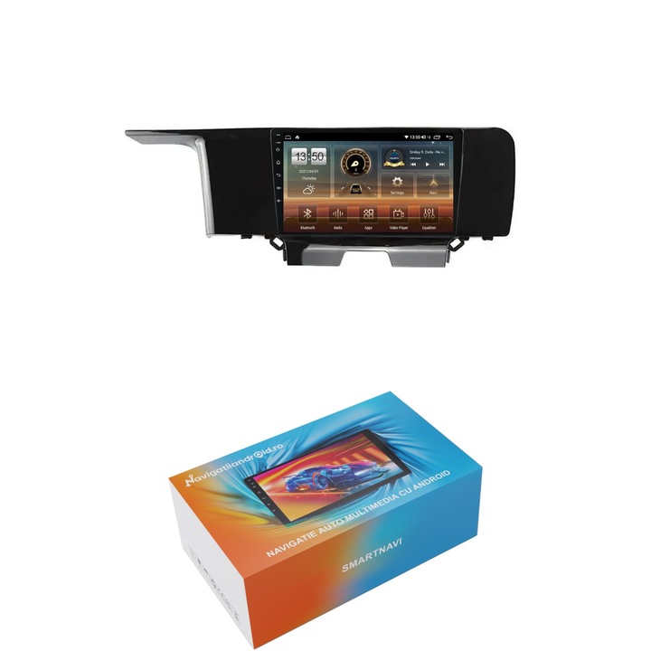 Navigatie SmartNavi cu Android Kia Sorento IV dupa 2020, 4GB RAM, Radio GPS Dual Zone, Display HD QLED 9", Carplay si Android Auto, Wi-Fi si slot SIM 4G, Bluetooth, MirrorLink, USB