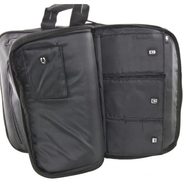 Servieta laptop Esperanza, Nailon, Negru, 15.6"