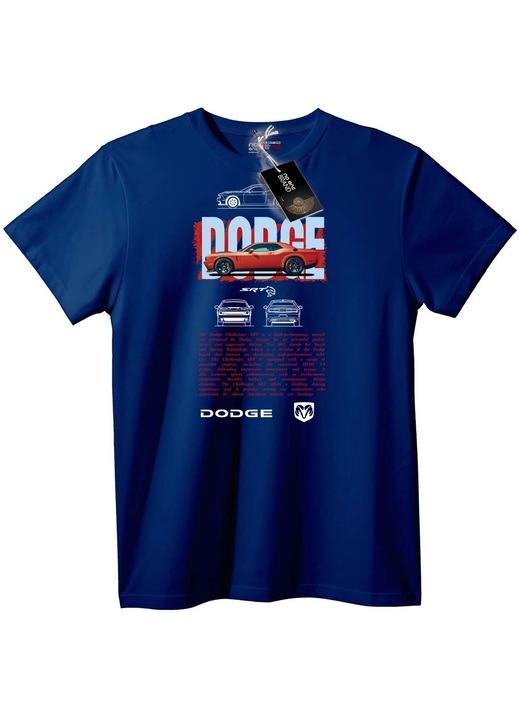 Tricou Dodge SRT Challenger, Bleumarin
