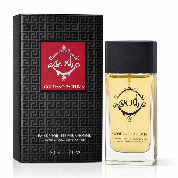 Apa de toaleta pentru barbati Oud, 50 ml, GORDANO PARFUMS