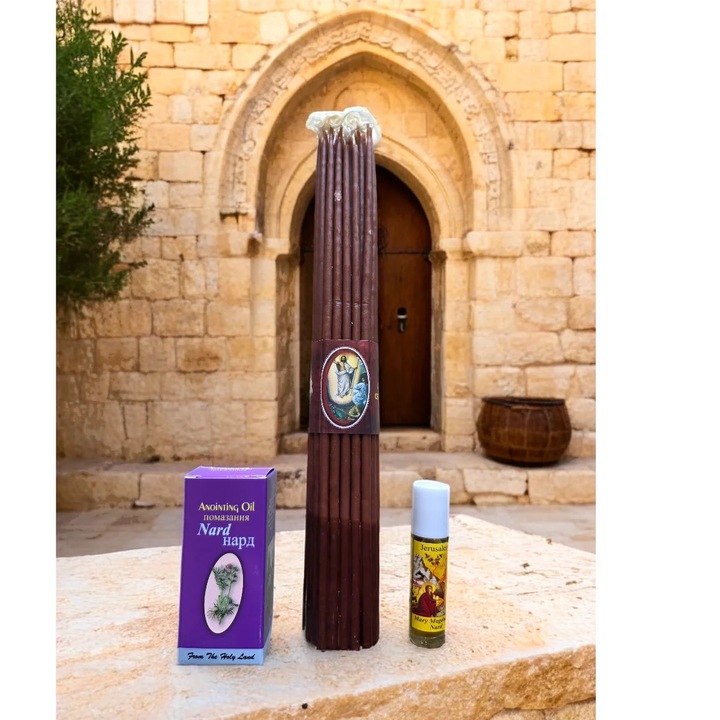 Pachetul Credintei – Mir de Nard & 33 Lumanari Sfintite