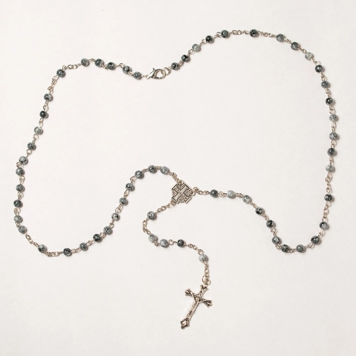 Colier cu Cruce si Margele de Protectie – Pace sufleteasca, Credintå si Protectie - din Ierusalim