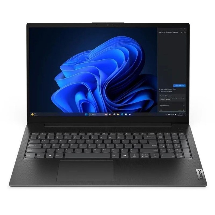 Laptop Lenovo V15 G5 IRL, 15.6 inch 1920 x 1080, Intel Core I5-13420H 8 C / 12 T, 3.4 GHz - 4.6 GHz, 12 MB cache, 16 GB DDR5, 512 GB SSD, Intel UHD Graphics, Windows 11 Pro, Tastatura International, Black