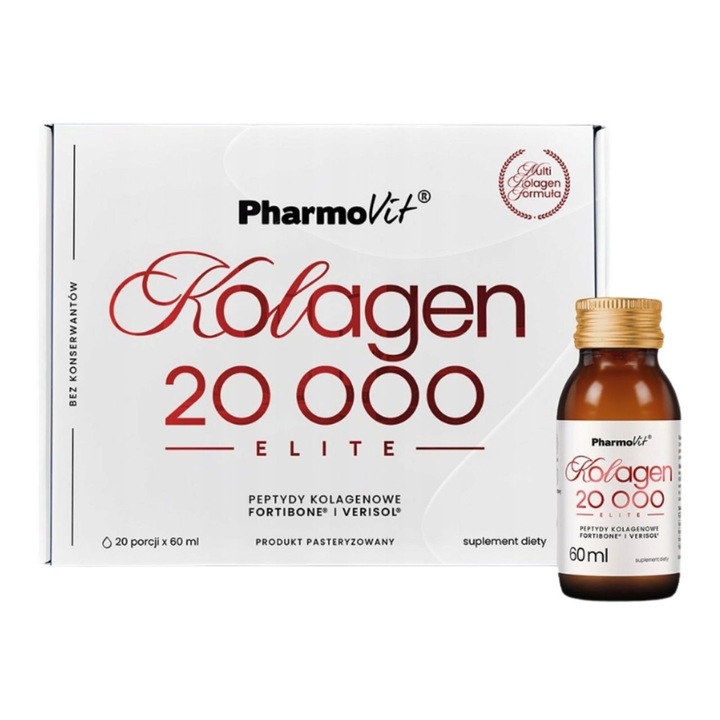 PharmoVit Colagen 20000 ELITE - 20 bucati x 60 ml