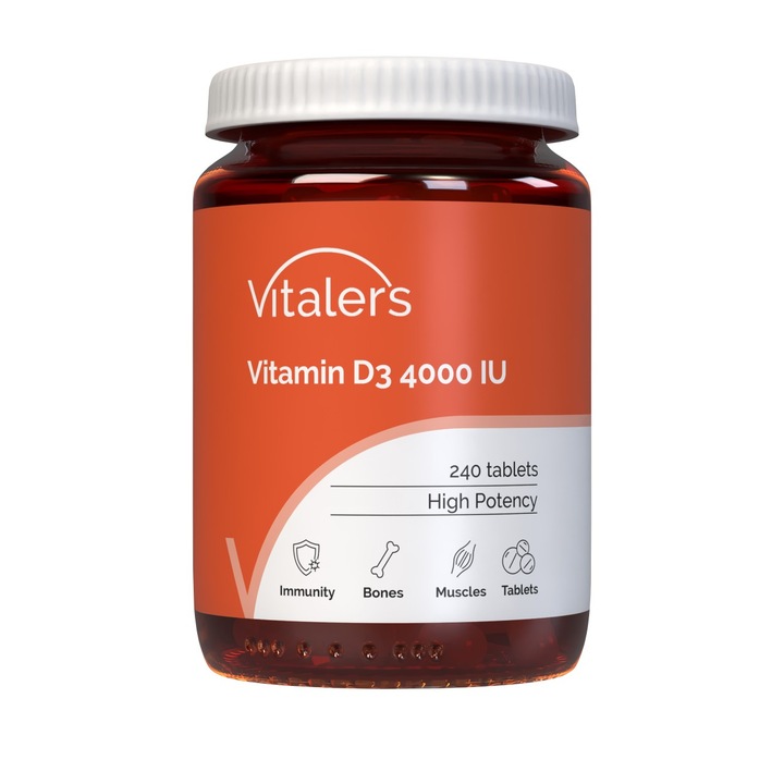 Vitaler's Vitamina D3 4000 UI - 240 comprimate