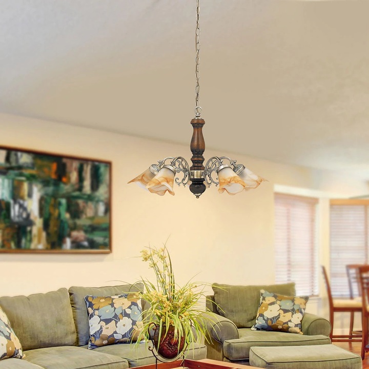 Полилей RABALUX Rustic3, 40W, E14, Бронз