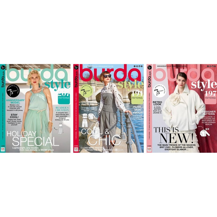 Revista Burda Style Trio Iulie-Septembrie 2025