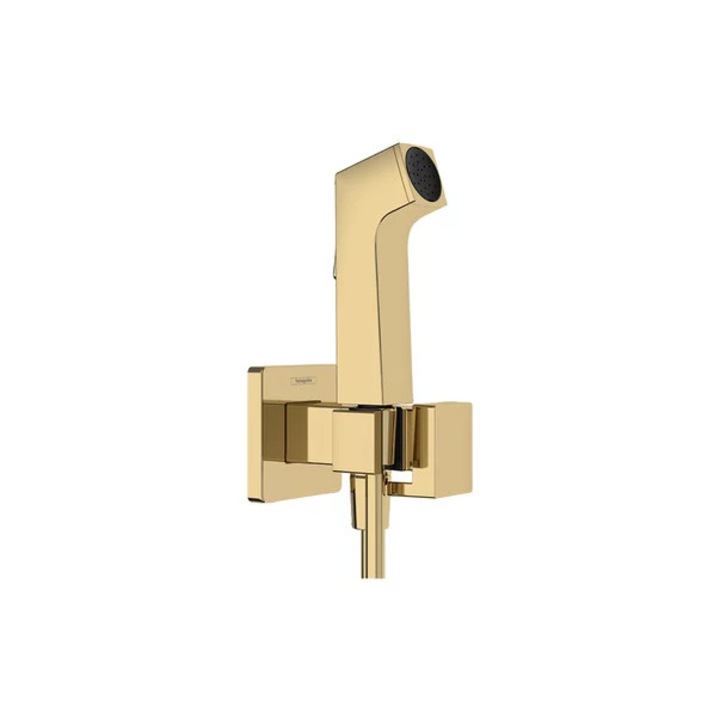 Hansgrohe E EcoSmart higiéniai zuhany, fényes arany, 1 sugár, fali rögzítés, modern design