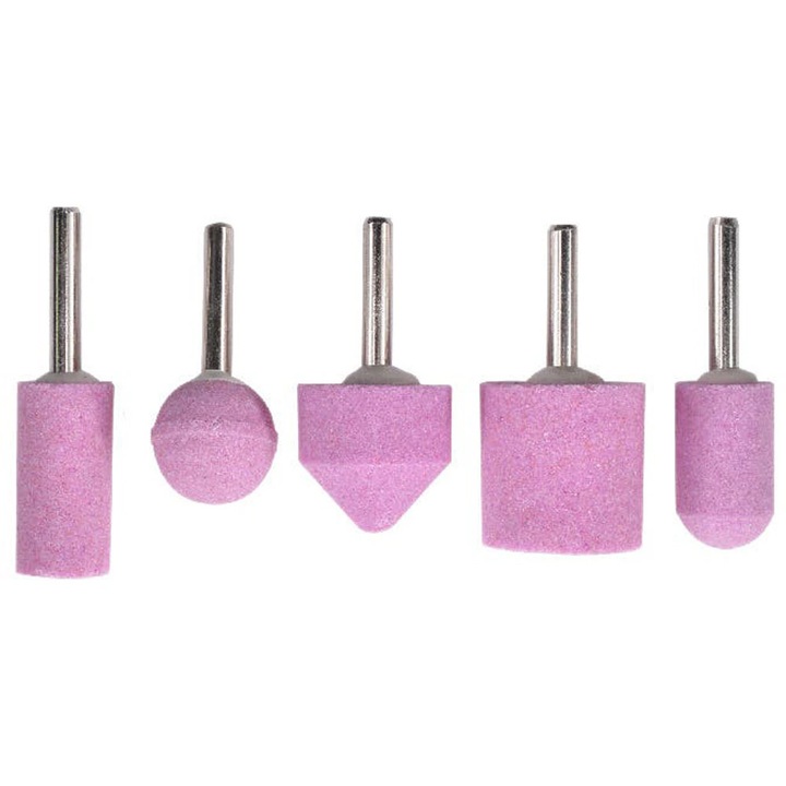 Set pietre slefuit MAC ALLISTER, 5 bucati