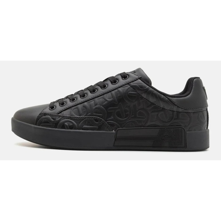 Sneakers barbati Guess FMFCAS, Negru