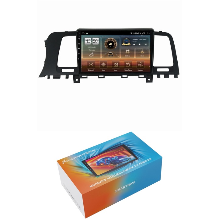 Navigatie SmartNavi cu Android Nissan Murano II 2008 - 2014, 4GB RAM, Radio GPS Dual Zone, Display HD QLED 9", Carplay si Android Auto, Wi-Fi si slot SIM 4G, Bluetooth, MirrorLink, USB