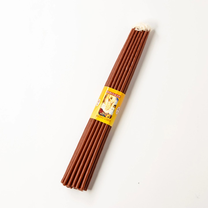 Lumanare Parfumata Mosc din Ceara de Albine – Lumina de Rugaciune – 100g - 33 bucati