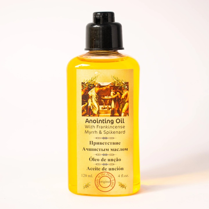 Ulei Premium Parfumat de Ungere cu Smirna, Tamaie si Nard 120 ml– Tara Sfanta