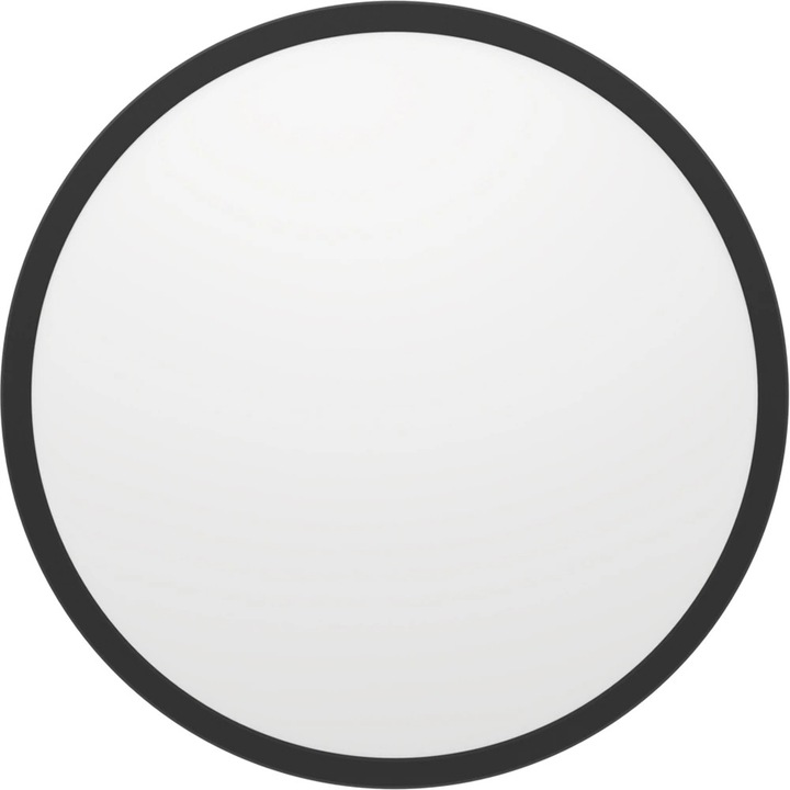 Plafoniera Led EGLO Rovito, 16.8W, 2900lm, változtatható fényű, IP44, fekete-fehér