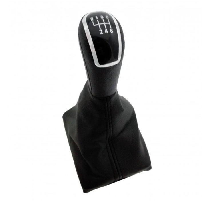 Nuca schimbator viteze cu burduf din eco piele pentru Audi A4 B8 6 viteze OEM 8K0863278H