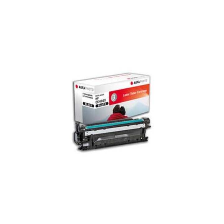 Toner AgfaPhoto CE400X 11000 str. pentru imprimante laser