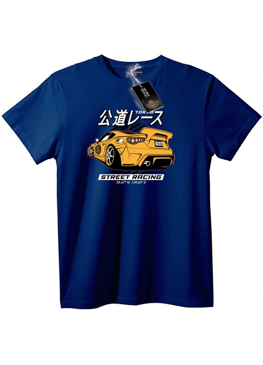 Tricou Curse de stradă, Bleumarin, 2XL