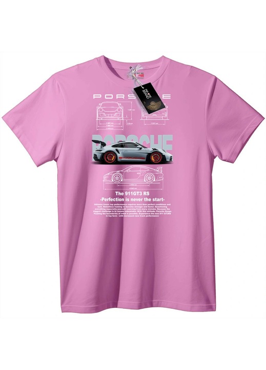 Tricou Porsche 911 GT3 RS, Roz, XXS