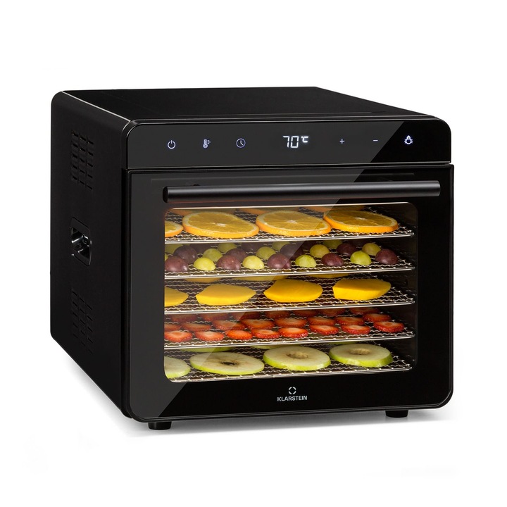Klarstein, Shaftesbury, Uscator De Alimente Automat, 700 W, Functie Cu Cronometru, 35-85°C, Ecran Tactil Digital