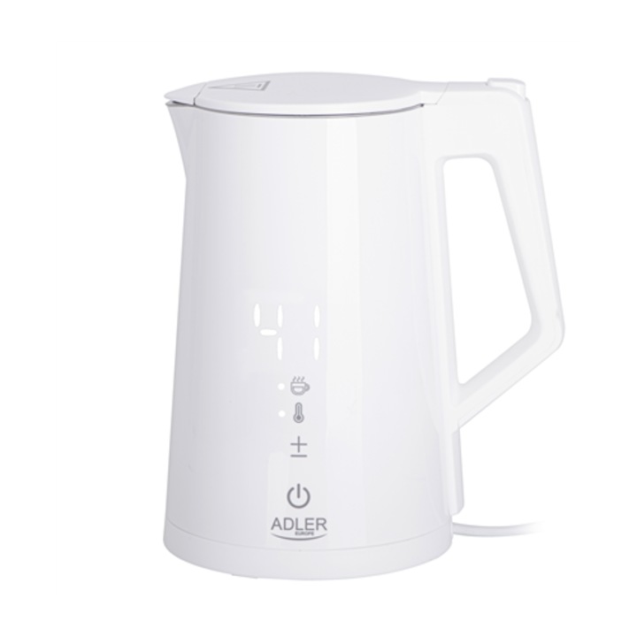 Fierbator electric, Adler, AD 1345w, 2200 W, 1,7 L, alb
