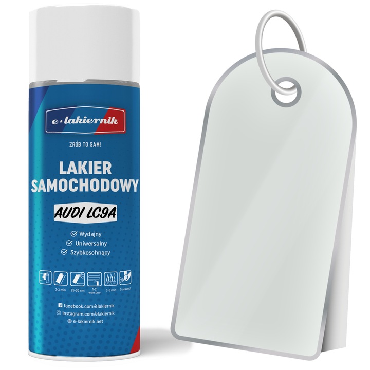 Vopsea auto Spray AUDI LC9A 400ml, alb Carrara