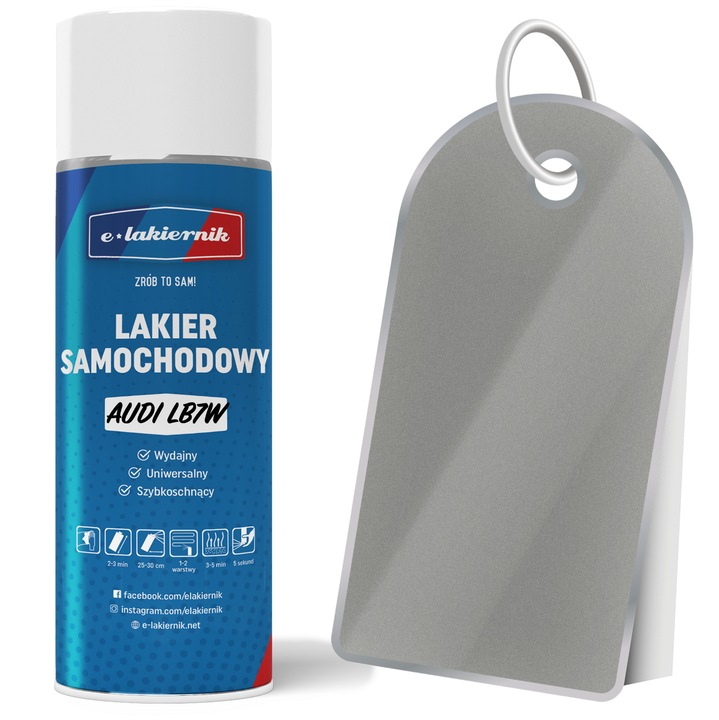 Vopsea auto Spray AUDI LB7W TUNGSTEN SILVER Metalik 400ml