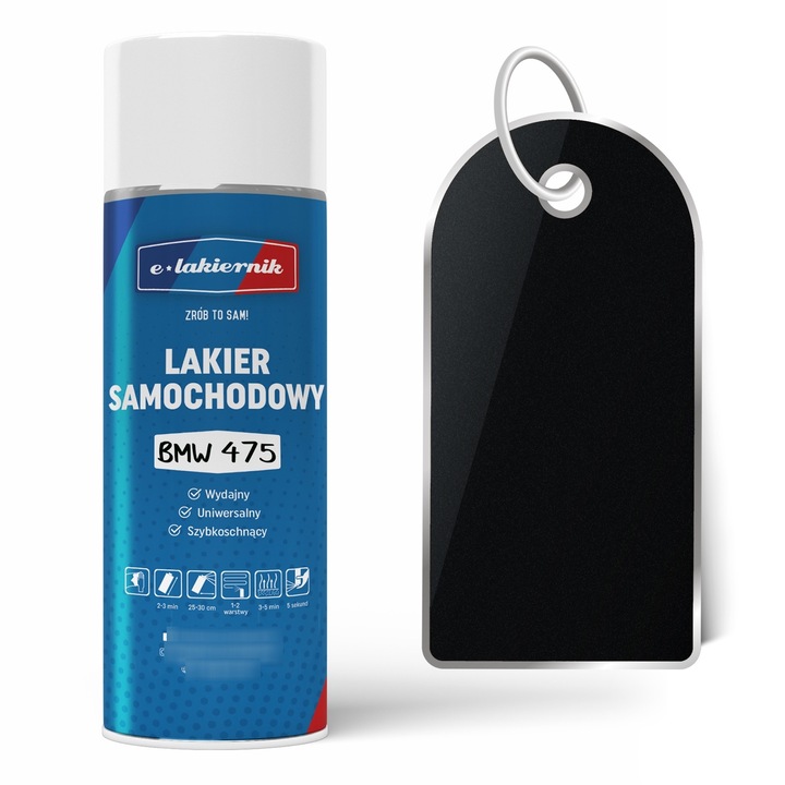Autófesték, Lakier Samochodowy w Sprayu Oryginalny BMW, 475 Blacksapphir