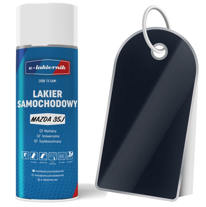 Vopsea auto Spray MAZDA 35J STORMY BLUE, 400ml