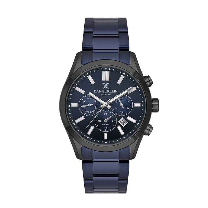 Daniel Klein Exclusive - Ceas Barbatesc Quartz Bleumarin DK.1.14213.5