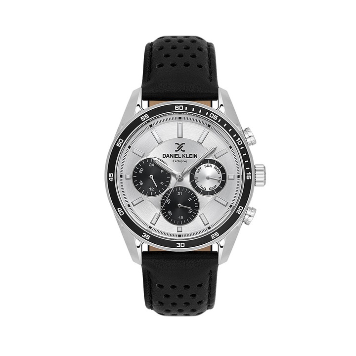 Daniel Klein Exclusive - Ceas Barbatesc Quartz Negru DK.1.14221.1