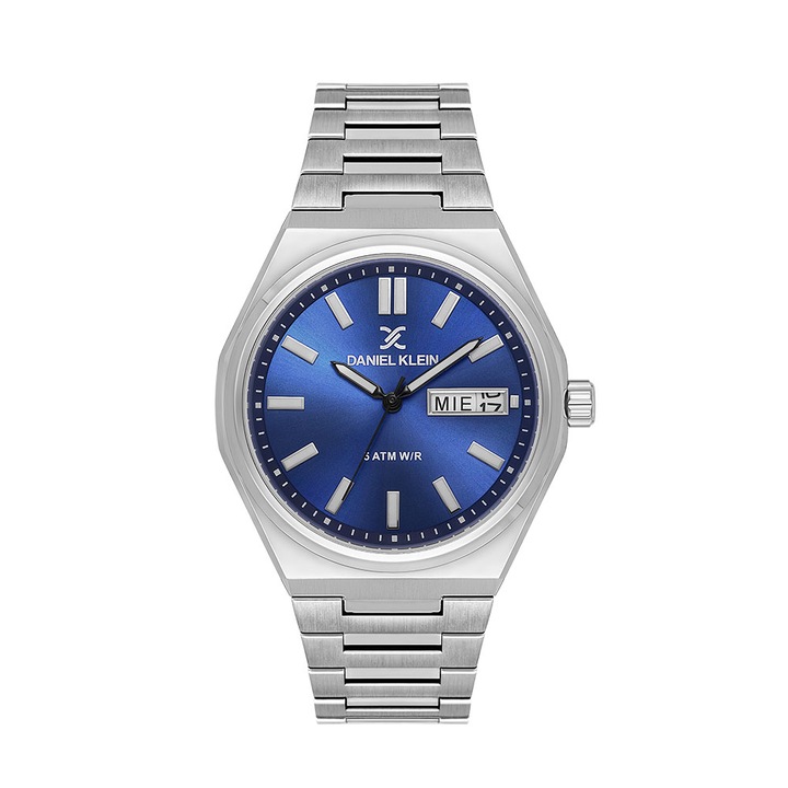 Daniel Klein Premium - Ceas Barbatesc Quartz Argintiu DK.1.14150.3